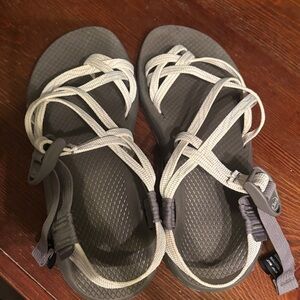 Chacos grey and white